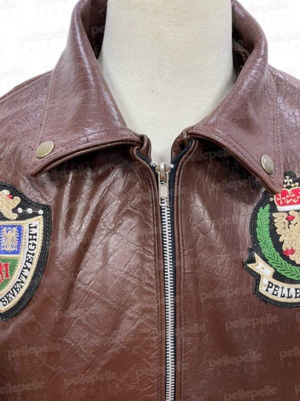 Brown Pelle Pelle 1978 Leather Jacket