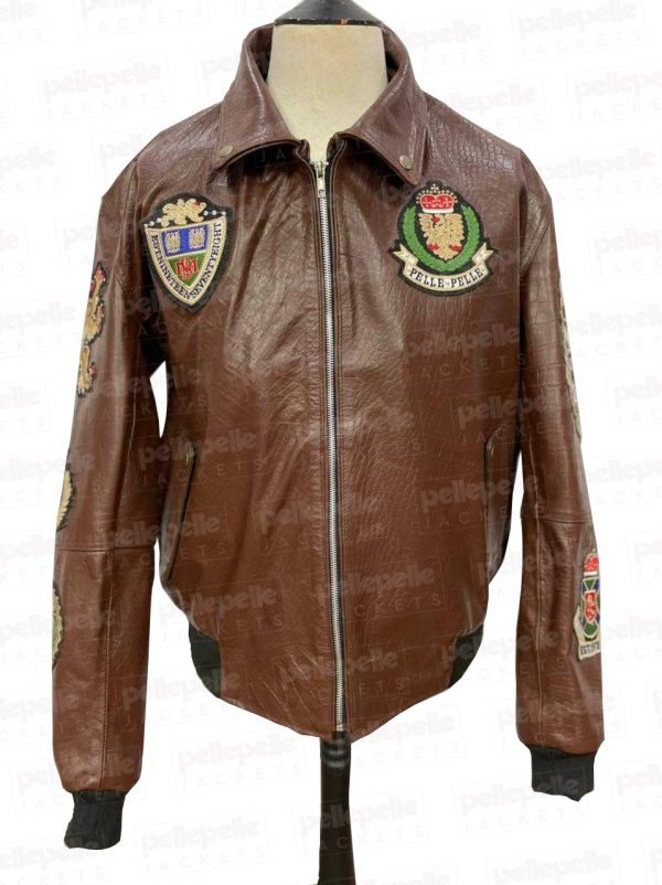 Brown Pelle Pelle 1978 Leather Jacket