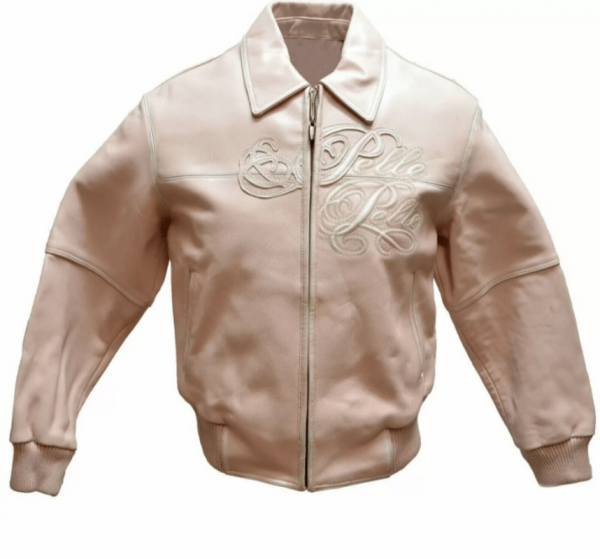 Light Pink Pelle Pelle Embroidered Jacket