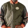 Mens Pelle Pelle Dragon Heart Olive Jacket