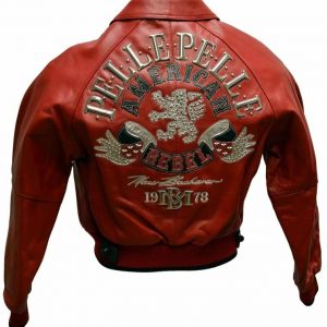 Pelle Pelle American Rebels Red Studded Jacket