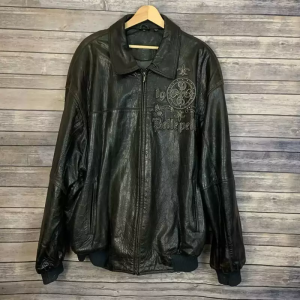 Pelle Pelle Black Leather Marc Buchanan Jacket