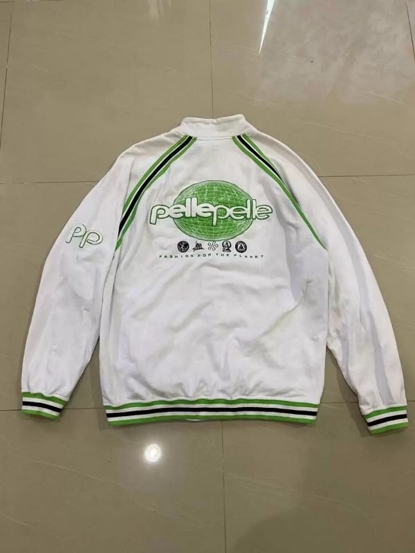 Pelle Pelle Embroidered Cotton White Jacket