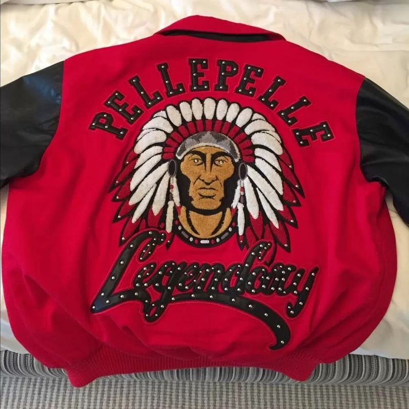 Pelle Pelle Indian Legendary Varsity Jacket - Pelle Pelle Jackets