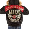 Pelle Pelle Mens Live Like a King Die Like a Legend 1978 Hooded Jacket