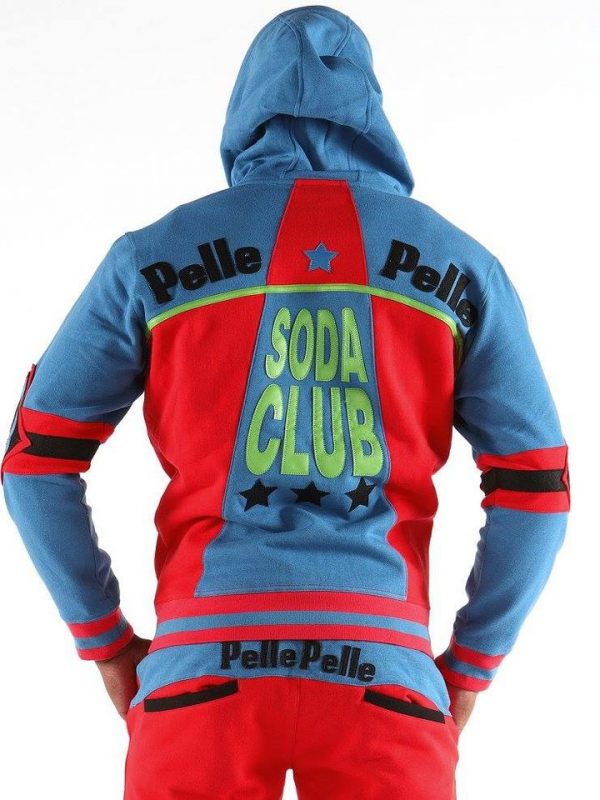 Pelle Pelle Mens Vintage Red & Blue MB Tracksuit