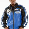 Pelle Pelle Mens World Famous Blue Leather Jacket