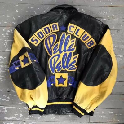 Pelle Pelle Soda Club Marc Buchanan Leather Jacket