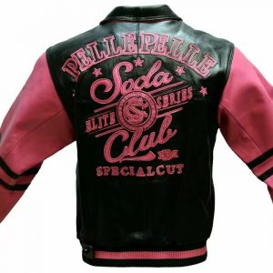 Pelle Pelle Soda Club Pink Leather Jacket