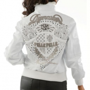 Pelle Pelle Women Dynasty White Leather Jacket