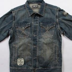 Pelle Pelle Womens Fade Blue Denim Jacket