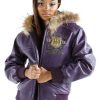 Pelle Pelle Womens Legend 1978 Purple Leather Jacket