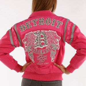 Pelle Pelle Womens Pink Detroit 1978 Jacket