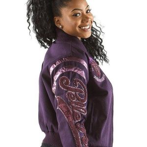 Pelle Pelle Womens Queen of Thrones 1978 Purple Wool Jacket