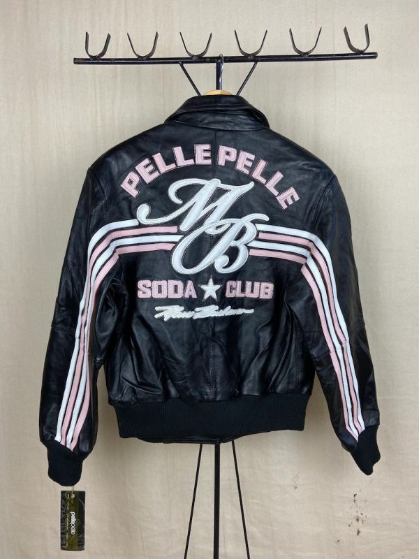 Pelle Pelle Womens Soda Club 1978 Heritage Series Black Jacket