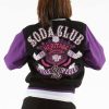 Pelle Pelle Womens Soda Club 1978 Heritage Series Purple Jacket