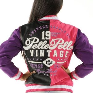 Pelle Pelle Womens Vintage Marc Buchanan Multicolor Jacket