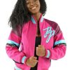 Pelle Pelle Womens Vintage Marc Buchanan Pink Jacket