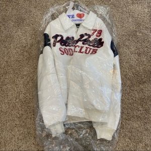 Rare Vintage Leather Pelle Pelle Soda Club Jacket