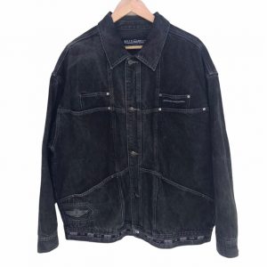 Vintage 90s Pelle Pelle Marc Buchanan Multi Pocket Denim Jacket