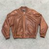 Vintage Marc Buchanan Pelle Pelle Brown Leather Jacket