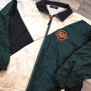 Vintage Marc Buchanon Pelle Pelle Windbreaker Green Jacket