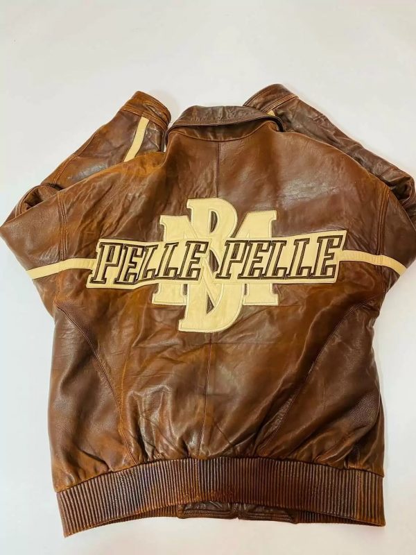 Vintage Pelle Pelle Brown Marc Buchanan Leather Jacket