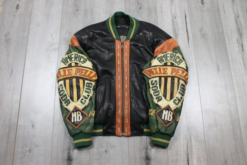 Vintage Pelle Pelle By Marc Buchanan Soda Club Leather Jacket 