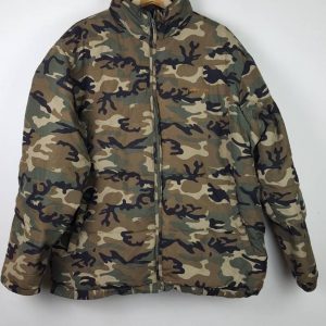 Vintage Pelle Pelle Camo Puffer Down Jacket