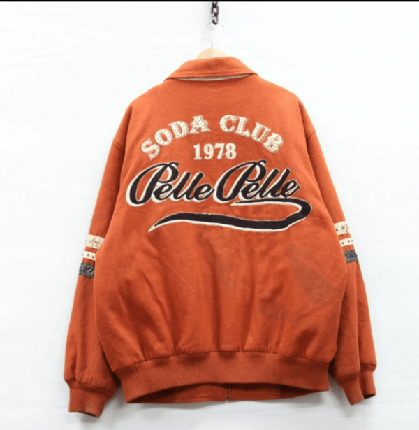 Vintage Pelle Pelle Soda Club Wool Bomber Jacket