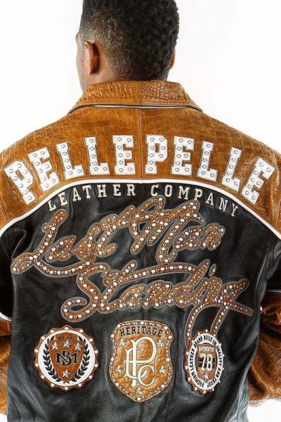 Pelle Pelle Black and Brown Leather Jacket