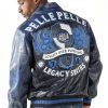 Pelle Pelle Legacy Over Everything Blue Leather Jacket