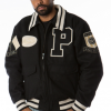 Pelle Pelle Marc Buchanan Black Varsity Jacket