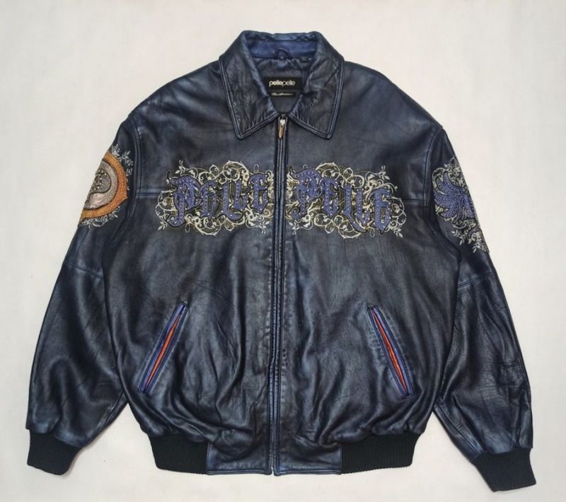 Pelle Pelle Marc Buchanan Hip Hop Rap Phoenix Rebellion Studded Leather Jacket