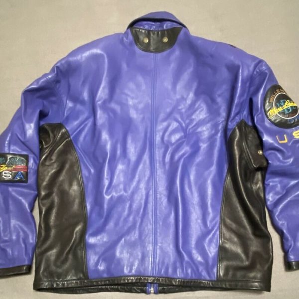 Pelle Pelle Marc Buchanan Vintage Soft Leather Bomber Jacket