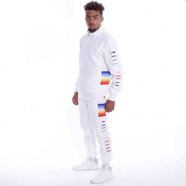 Pelle Pelle Mens ColorBlind White Tracksuit