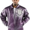 Pelle Pelle Mens Eye On The Prize Light Purple Jacket