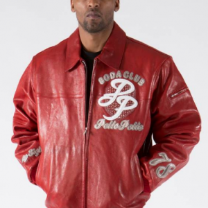 Pelle Pelle Sportster Red Sienna Mens Leather Jacket