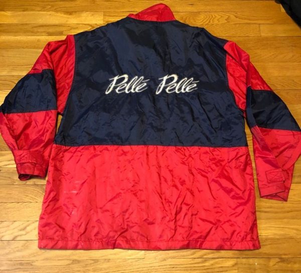 Vintage 90s Pelle Pelle Embroidered Logo Nylon Jacket