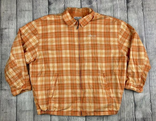 Vintage Pelle Pelle Soda Club Marc Buchanan Orange Hip-Hop Jacket 