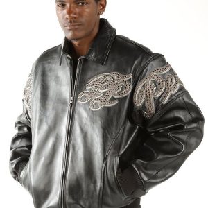 Pelle Pelle Mens MB Vintage Black Leather Jacket