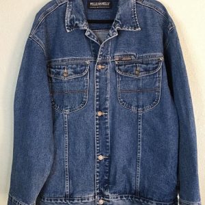 Pelle Pelle Mens Medium Blue Denim Jacket