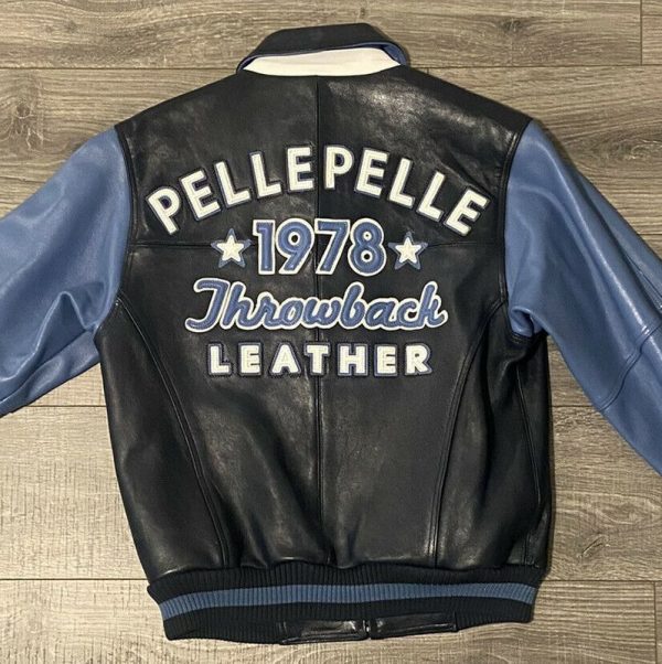 Pelle Pelle Navy Blue 1978 Throwback Leather Jacket