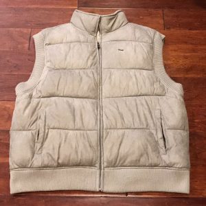 Pelle Pelle Premium Mens Gray Insulated Puffer Vest