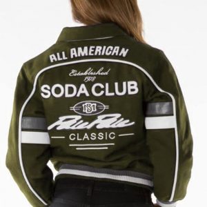 Pelle Pelle Soda Club All American Green Jacket