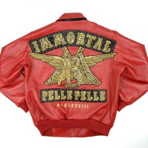 Pelle Pelle Vintage Immortal Red Leather Jacket