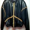 Vintage Marc Buchanan Pelle Pelle Leather Brown Jacket