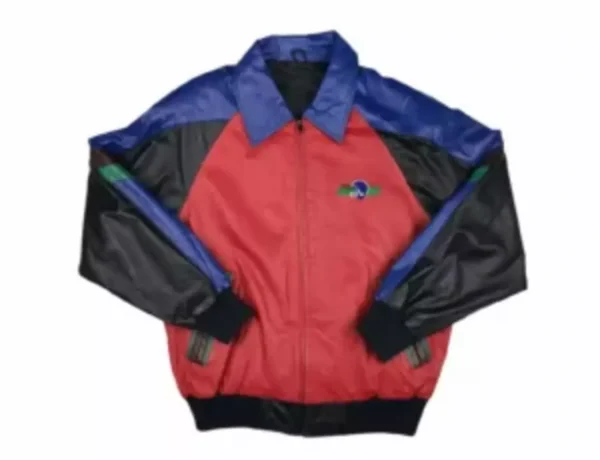 Vintage Pelle Pelle 90s Football Leather Jacket