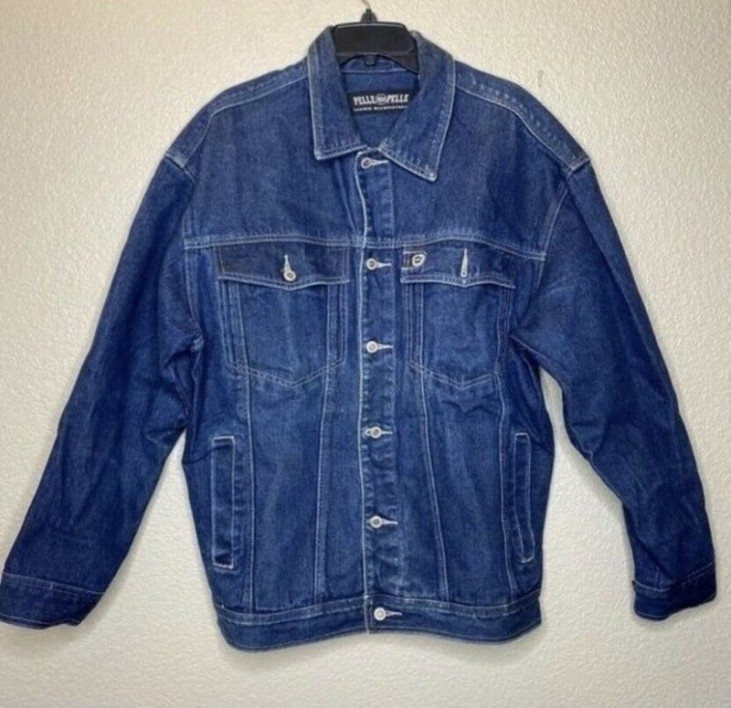 Vintage Pelle Pelle Denim Blue Jacket