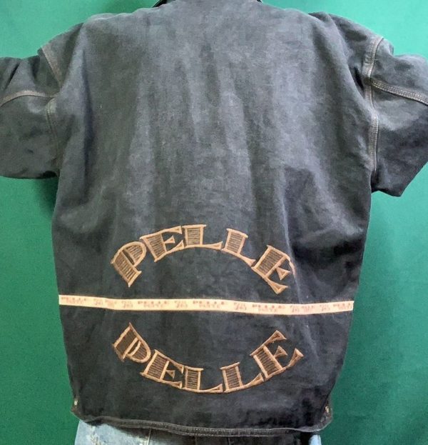 Vintage Pelle Pelle by Marc Buchanan Black Denim Jacket